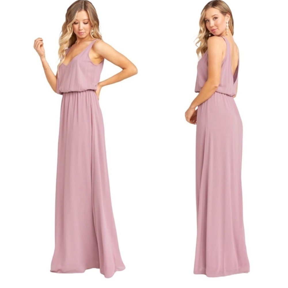 NWT Show Me Your Mumu Kendall Maxi Dress in Antique Rose size small